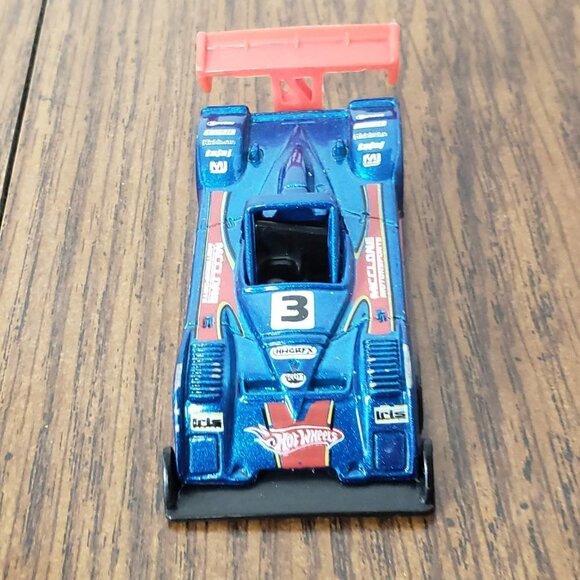 2010 Hot Wheels #156 HW Racing 8/10 RILEY & SCOTT MK III Blue - Picture 1 of 6
